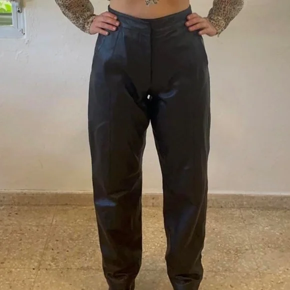 Nasty Gal Leather Pants - Picture 3 of 4